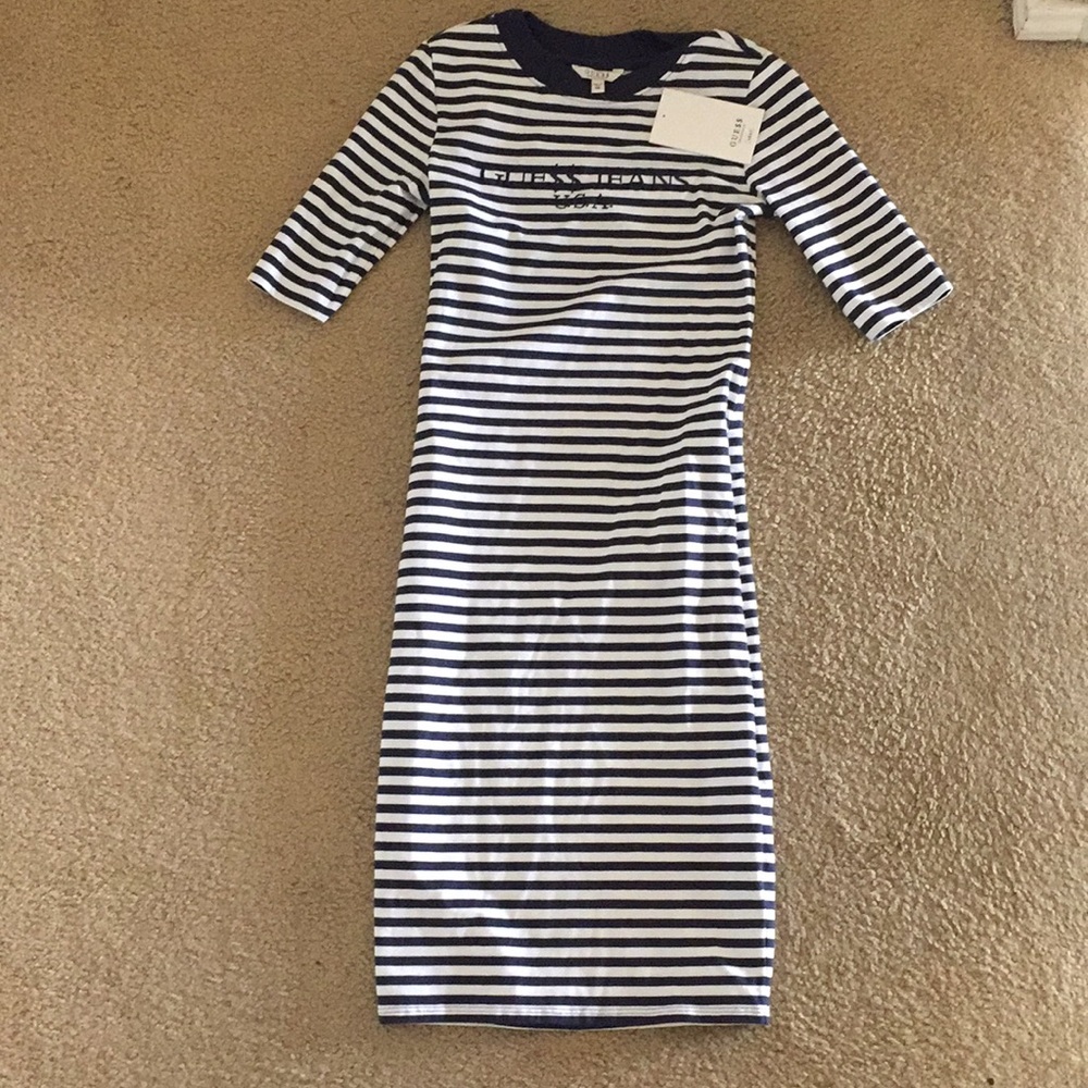 GUESS A$AP ROCKY 90S STRIPED DRESS NWT‼️ - Picture 7 of 7